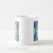 Sudoku Glas in lood Design Koffiemok (Center)