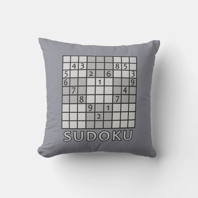 SUDOKU gooit kussen (Voorkant)