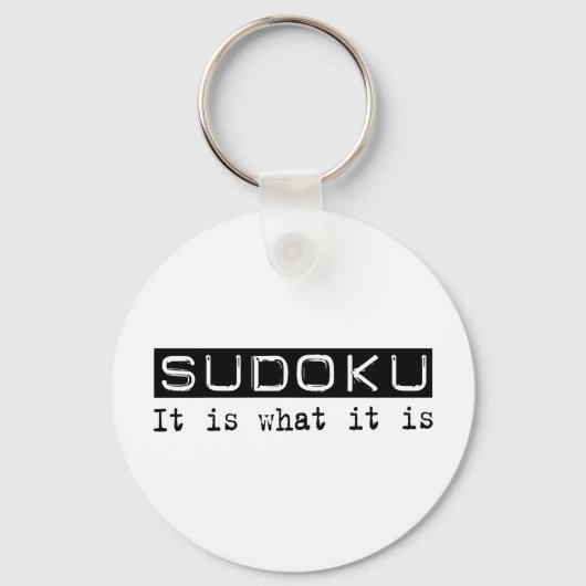 Sudoku het is sleutelhanger (Voorkant)