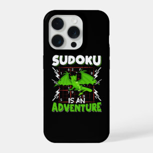 Sudoku is een avonturenpuzzelliefhebber iPhone 15 pro case