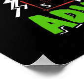 Sudoku is een avonturenpuzzelliefhebber poster (Hoek)