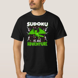 Sudoku is een avonturenpuzzelliefhebber t-shirt