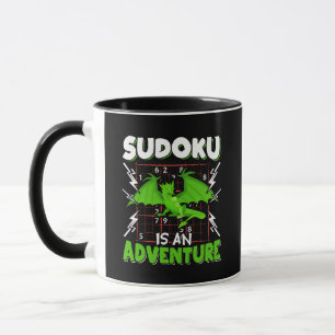 Sudoku is een Avontuur Puzzel Liefhebber Mok