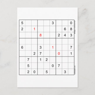 Sudoku Kaart 18-10