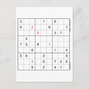 Sudoku Kaart 25-11