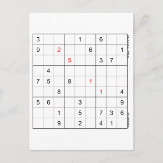 Sudoku Kaart 25-11