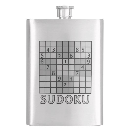 SUDOKU-kolf Heupfles (Voorkant)