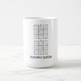 SUDOKU KONINGIN GRAPPIG KOFFIEMOK