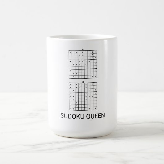 SUDOKU KONINGIN GRAPPIG KOFFIEMOK (Center)