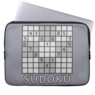 SUDOKU-laptophoezen Laptop Sleeve