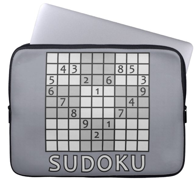 SUDOKU-laptophoezen Laptop Sleeve (Voorkant)