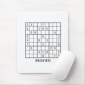 SUDOKU MOUSE MAT MUISMAT (Met muis)