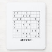SUDOKU MOUSE MAT MUISMAT (Voorkant)