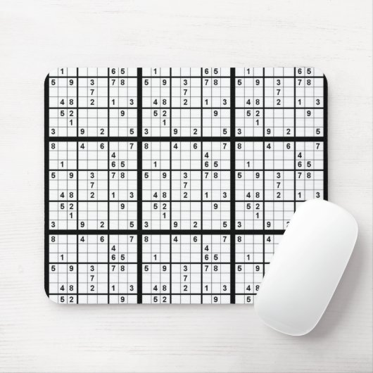 Sudoku Muismat (Met muis)