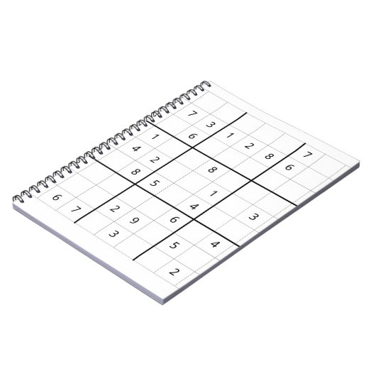 Sudoku Notebook Notitieboek (Linkerzijde)