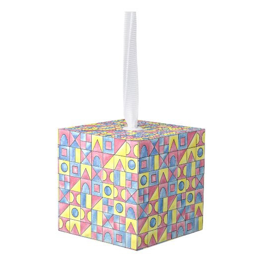 Sudoku One-Modern Bauhaus Geometric Art Decoratie (Achter hoekig)