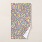 Sudoku One-Modern Bauhaus Geometric Pattern Bad Handdoek (Handdoek)
