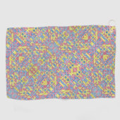 Sudoku One-Modern Bauhaus Geometric Waterverf Art Golfhanddoek (Horizontaal)