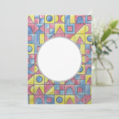 Sudoku One-Modern Minimalist Bauhaus Geometric Art Kaart (Staand voorkant)