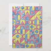 Sudoku One-Modern Minimalist Bauhaus Geometric Art Kaart (Achterkant)