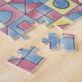 Sudoku One-Modern Minimalist Bauhaus Geometric Art Legpuzzel (Zijkant)