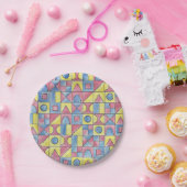 Sudoku One-Modern Minimalist Bauhaus Geometric Art Papieren Bordje (Feest)