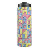 Sudoku One-Modern Minimalist Bauhaus Geometric Art Thermosbeker (Voorkant)