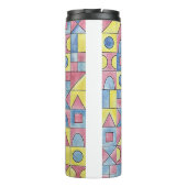 Sudoku One-Modern Minimalist Bauhaus Geometric Art Thermosbeker (Achterkant)