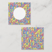 Sudoku One-Modern Minimalist Vierkante Visitekaartje (Voorkant / Achterkant)