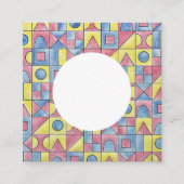 Sudoku One-Modern Minimalist Vierkante Visitekaartje (Voorkant)