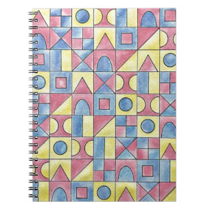 Sudoku One-Modern Minimalistische Bauhaus Geometri Notitieboek