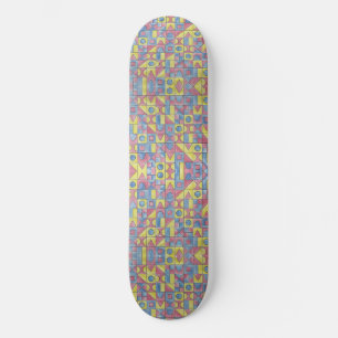 Sudoku One-Modern Minimalistische Bauhaus Geometri Persoonlijk Skateboard