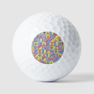 Sudoku One-Modern Minimalistische Geometrische Kun Golfballen