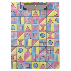 Sudoku One-Modern Minimalistische Geometrische Kun Klembord