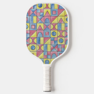 Sudoku One-Modern Minimalistische Geometrische Kun Pickleball Paddle