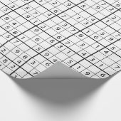 Sudoku-patroon Cadeaupapier (Hoek)