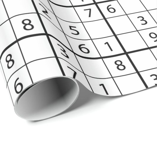 Sudoku-patroon Cadeaupapier (Rol Hoek)