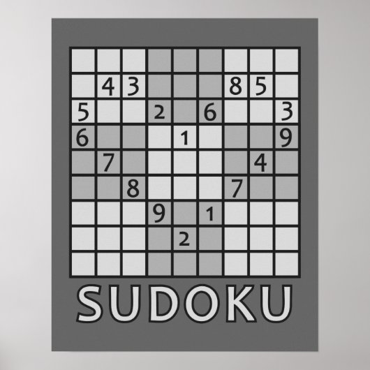 SUDOKU poster (Voorkant)