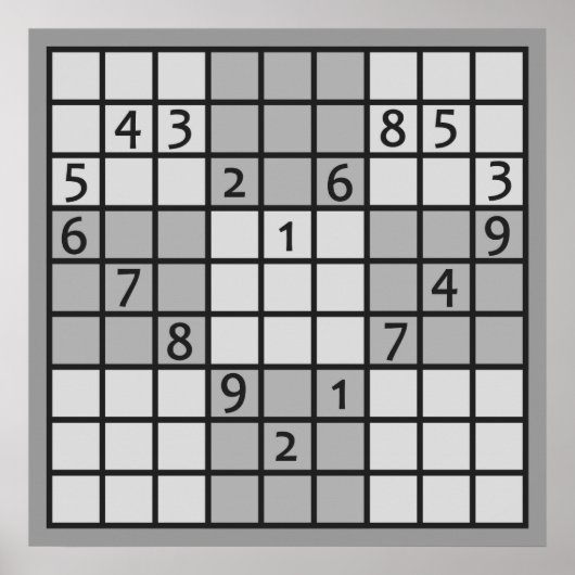 SUDOKU poster (Voorkant)