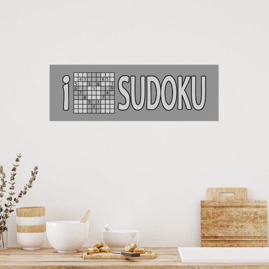 SUDOKU poster (Keuken)