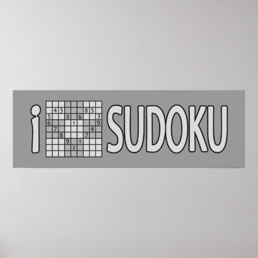 SUDOKU poster (Voorkant)