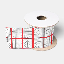 Sudoku Puzzel Design Satijn Lint