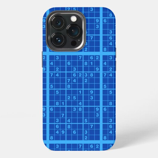 Sudoku Puzzel iPhone Hoesje (Achterkant)