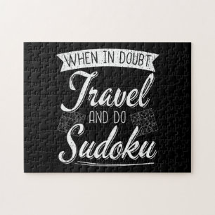 Sudoku Puzzel Lover World Traveller Quote