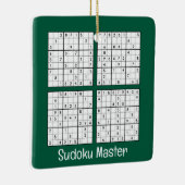 Sudoku Puzzels Design Ornament (Rechts)