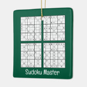 Sudoku Puzzels Design Ornament (Links)