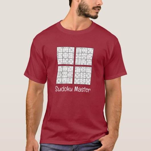 Sudoku Puzzels Ontwerp T-shirt (Voorkant)