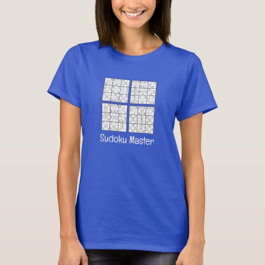 Sudoku Puzzels Ontwerp T-shirt (Voorkant)