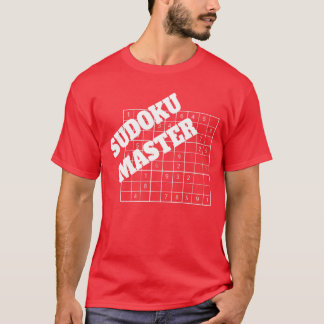 Sudoku Puzzelspel Meester Professionele Speler Lie T-shirt