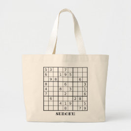 SUDOKU PUZZLE BAG TOTE BAG